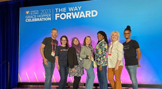 「2023 Grace Hopper Celebration」に参加したGitLabチームメンバー